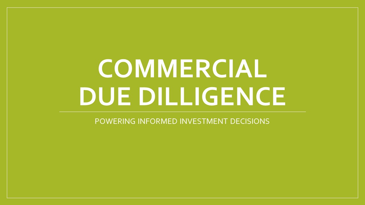 Commercial Due Diligence Services in Harare | Research Matters Harare